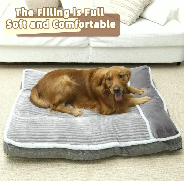 Pet Bed with Pillow for Medium Dogs