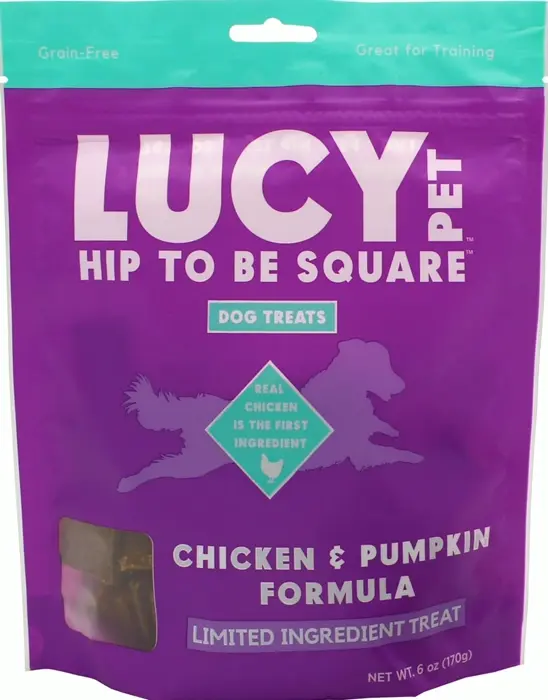Lucy Pet Chicken & Pumpkin Dog Treats 6oz
