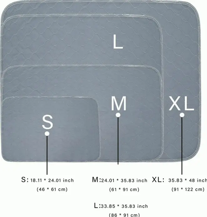Washable Dog Pee Pads for Leak-Proof Fast Absorption