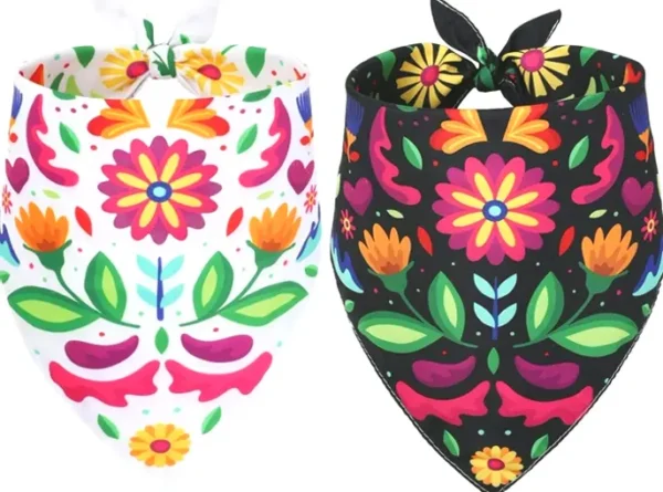 Fiesta Pet Bandana Accessory, Two-Pack