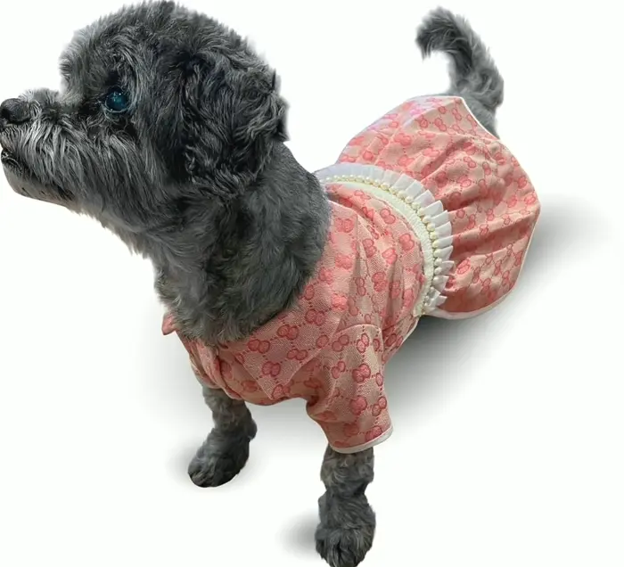 Stylish Dog Clothes (Small, Rosy)