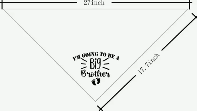 Puppy Bandana: Big Brother Baby Reveal