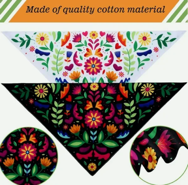Fiesta Pet Bandana Accessory, Two-Pack