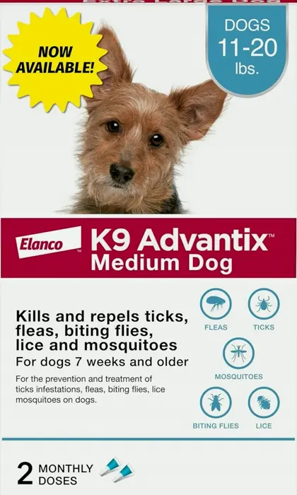 K9 Advantix to Canines 11-20 lbs