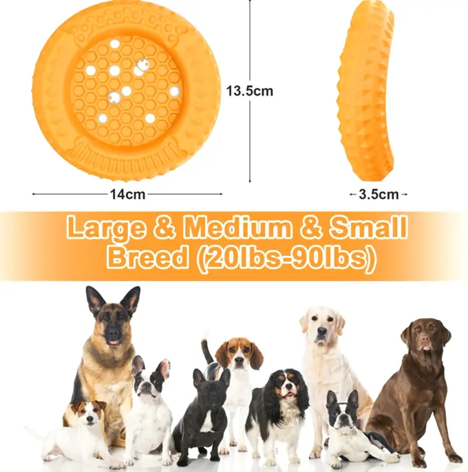 Durable Chew Toys for Aggressive Dogs, Rubber - Large Dogs