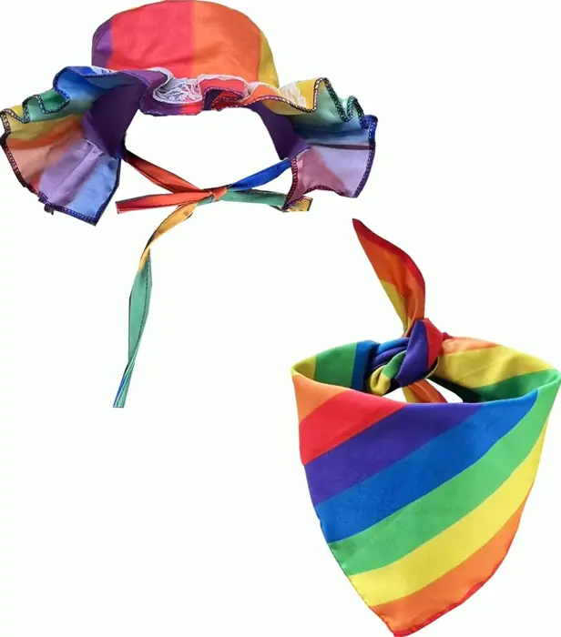Pride Puppy Scarf Headpiece Costume Gear