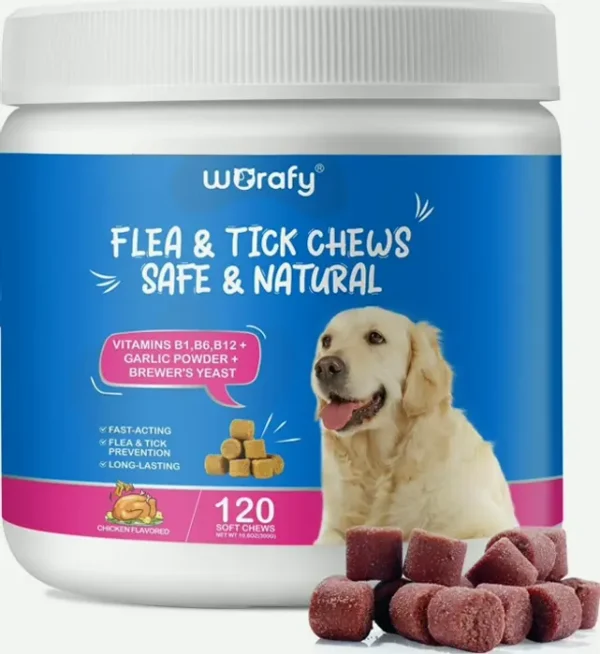 Flea Chews for Canines - Natural Supplement