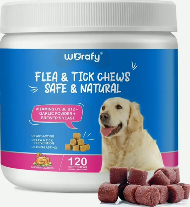 Flea Chews for Canines - Natural Supplement