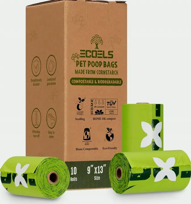 One hundred fifty Compostable Poo Bags XL, Strong