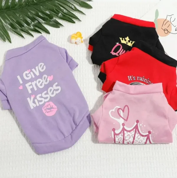 Tiny Puppy Clothes for Female - 4-Pack Chihuahua Toy Apparel