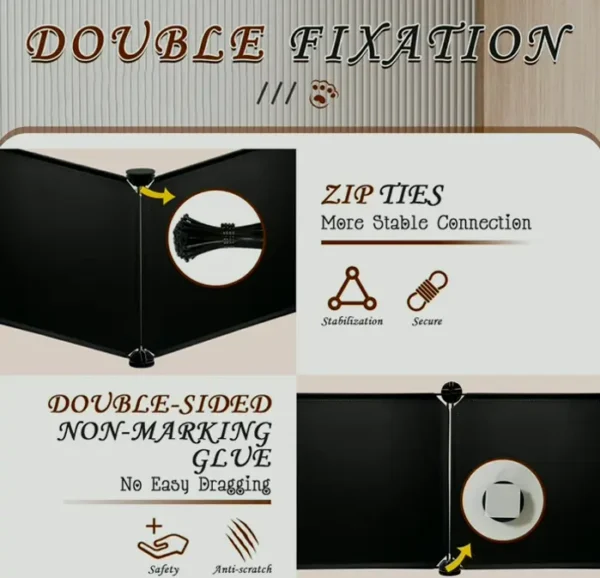 Under Furniture Pet Blocker 7pcs - Durable & Detachable