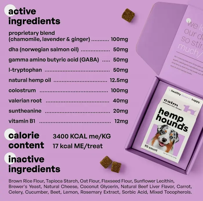 Soothing Chews for Dog Stress Relief - Beef Liver