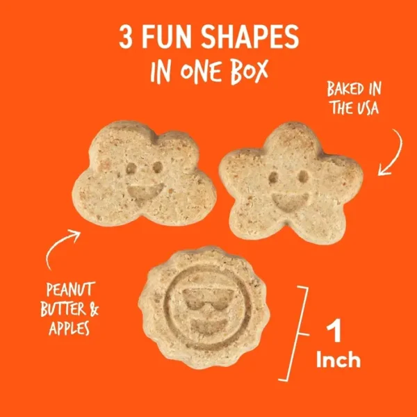 Grain-Free Bite-Sized Biscuits, Nut Butter & Apple, 7 ounces