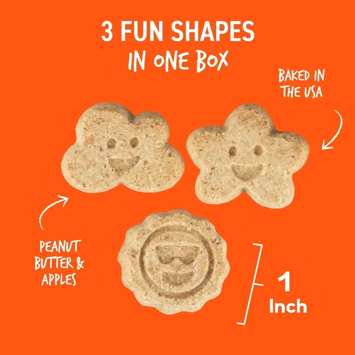 Grain-Free Bite-Sized Biscuits, Nut Butter & Apple, 7 ounces
