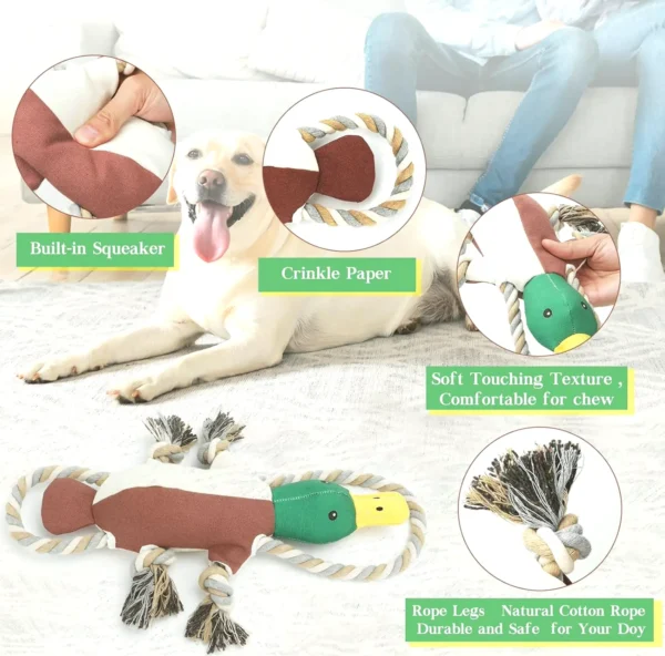 Improved Bird Dog Toys for Strong Chewers