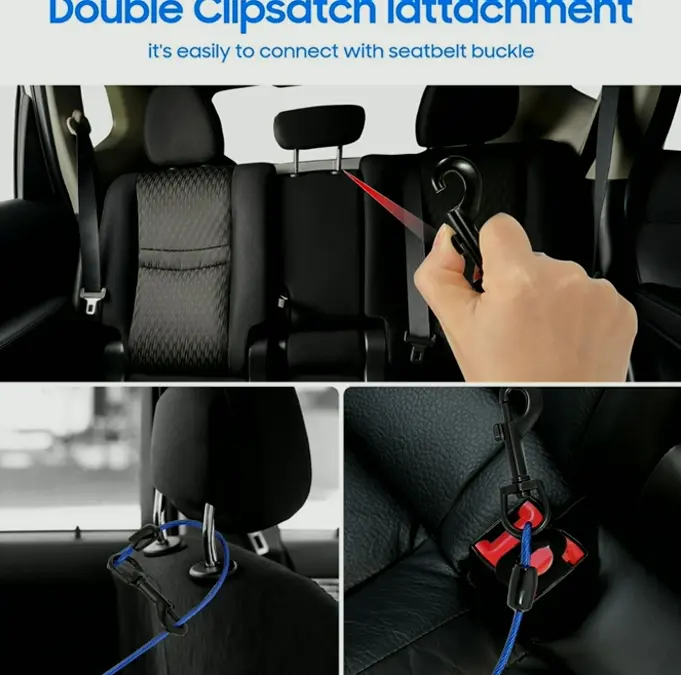 Vehicle Harness  with  Double Clips