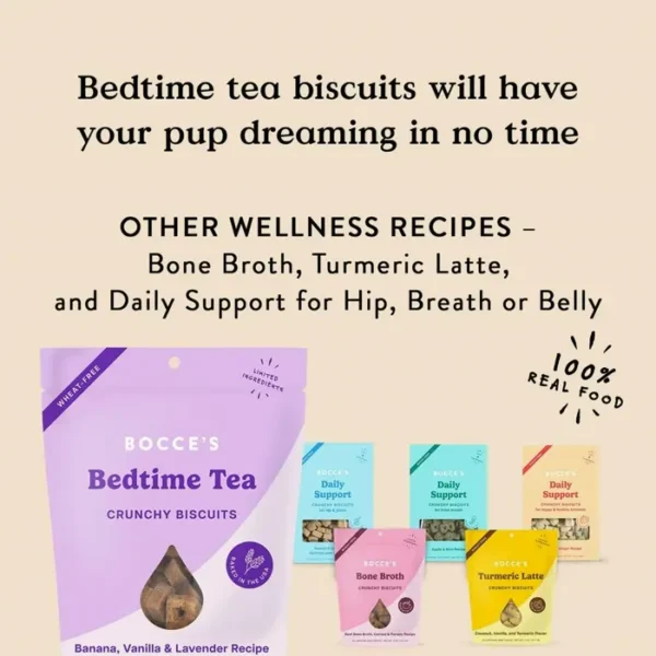 Bocce'ss Bakery Gluten-Free Bedtime Dog Treats, 5 Oz.