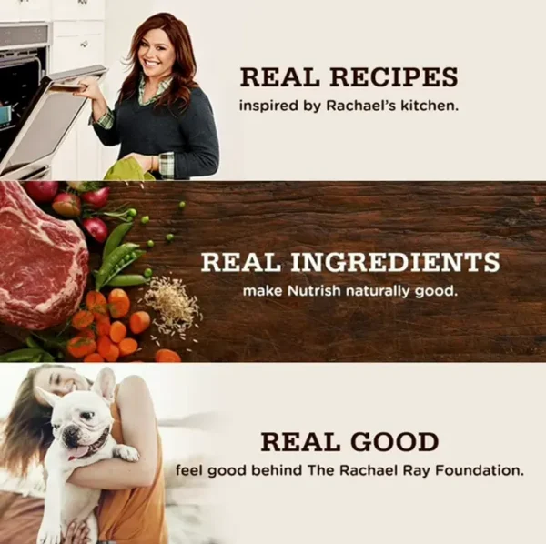 Ray's Nutrish Dry Dog Food, Beef & Grain Blend, 14 Pounds