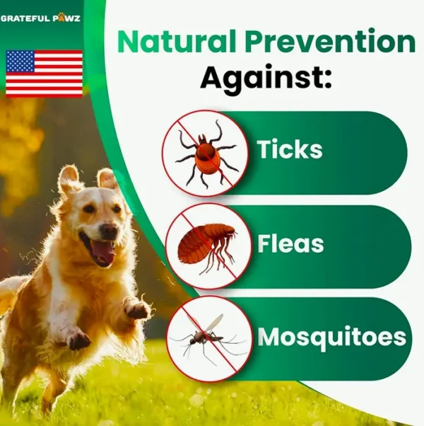 Tick Protection Chews for Canines - All-Natural