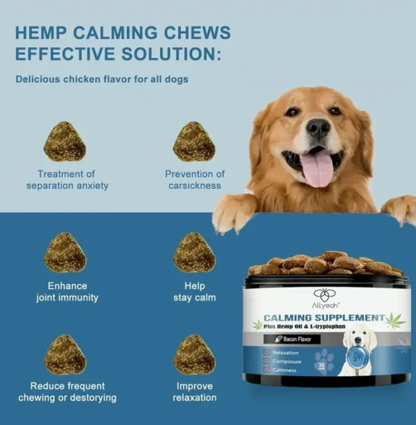 Calming Chews for Dogs Natural Relief Treats