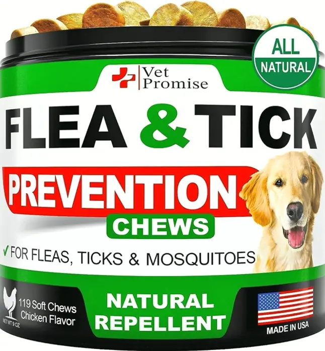 Canine Flea Protection Chews - Natural Remedy