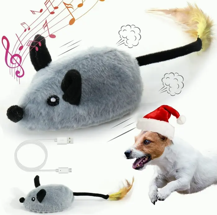 Interactive Pet Toy with Automatic Rodent Movement