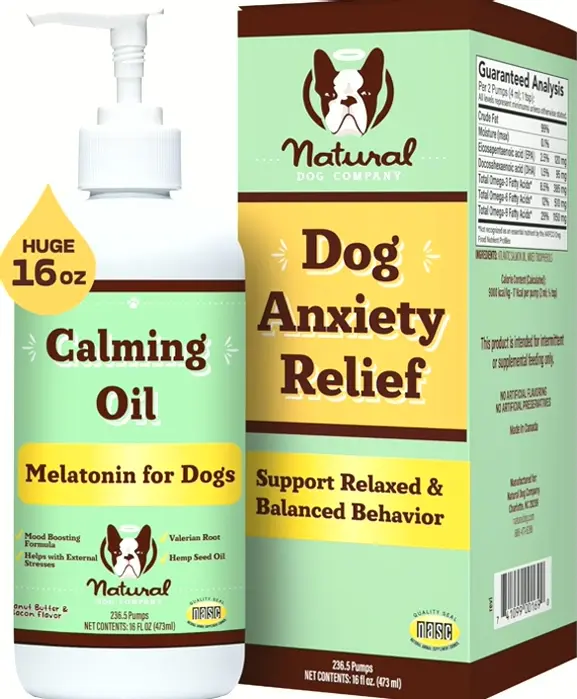 Organic Dog Calming Oil 16 oz Bottle