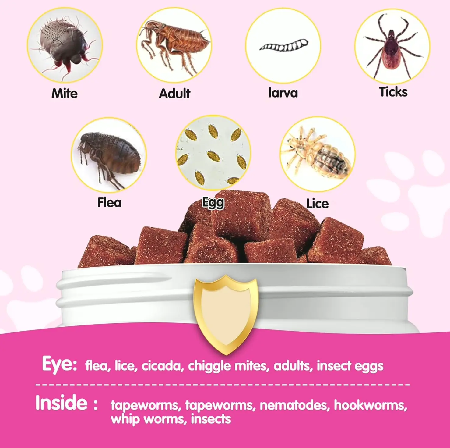 Flea Chews for Canines - Natural Supplement