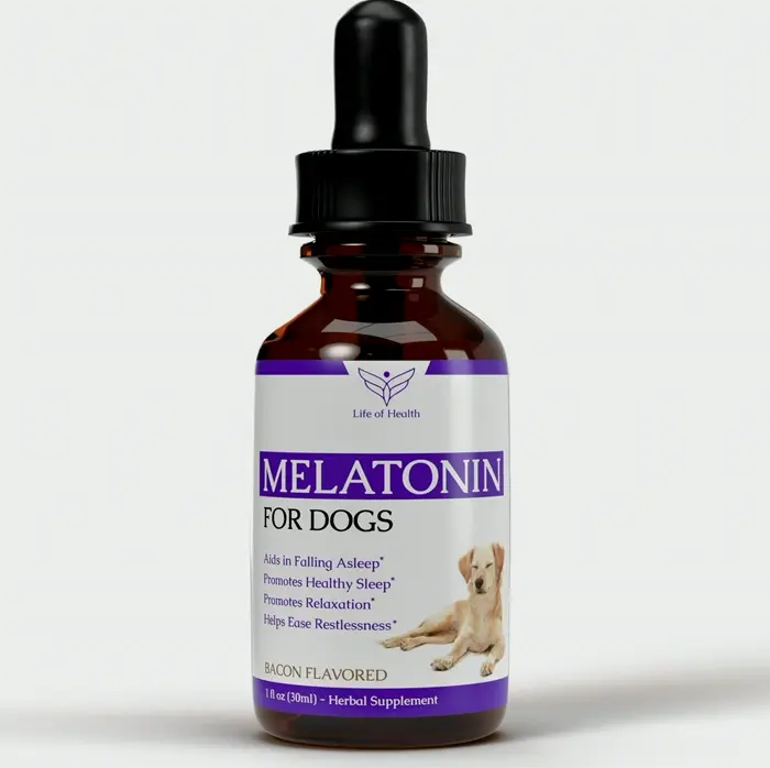 Canine Melatonin | Bacon Flavor | Liquid Drops