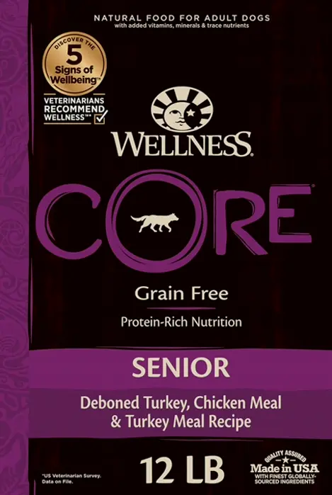 No Grain Elderly Dog Food - Bird 12 lb Pack