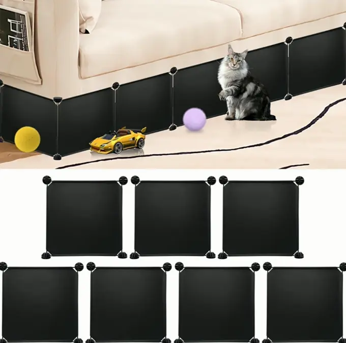 Under Furniture Pet Blocker 7pcs - Durable & Detachable