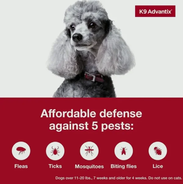 K9 Advantix to Canines 11-20 lbs