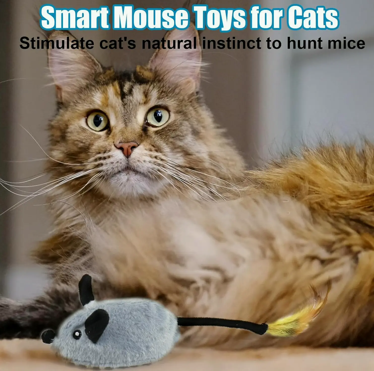 Interactive Pet Toy with Automatic Rodent Movement