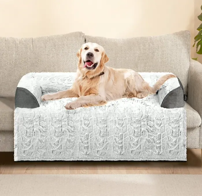 Big Water-Resistant Memory-Foam Pet Bed