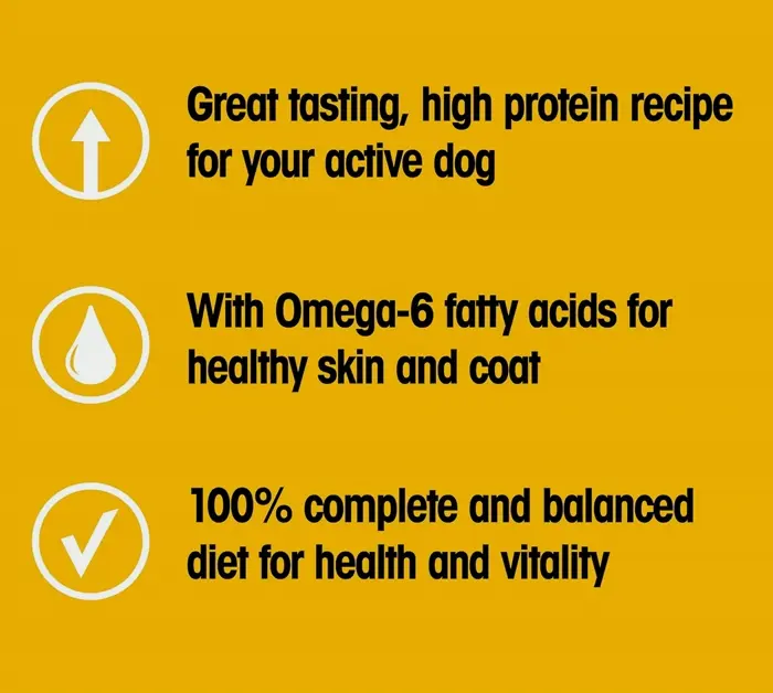 Pedigree's High Protein Dry Dog Food Beef & Lamb 18-lb Package