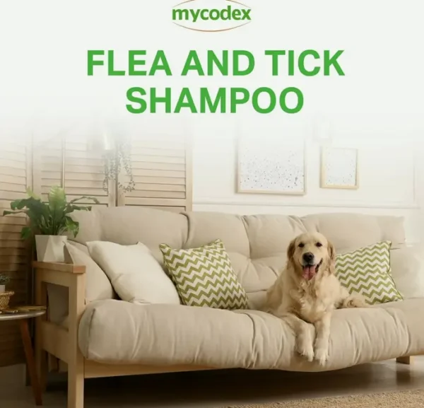 Mycodex Flea And Tick Wash P3 - Sensitive Pelt Care for Canines & Felines - 12 Fl Oz