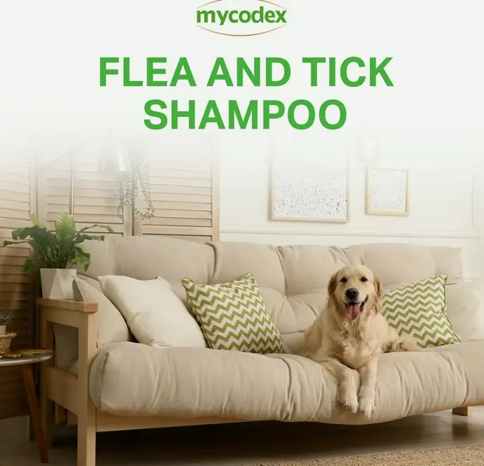 Mycodex Flea And Tick Wash P3 - Sensitive Pelt Care for Canines & Felines - 12 Fl Oz