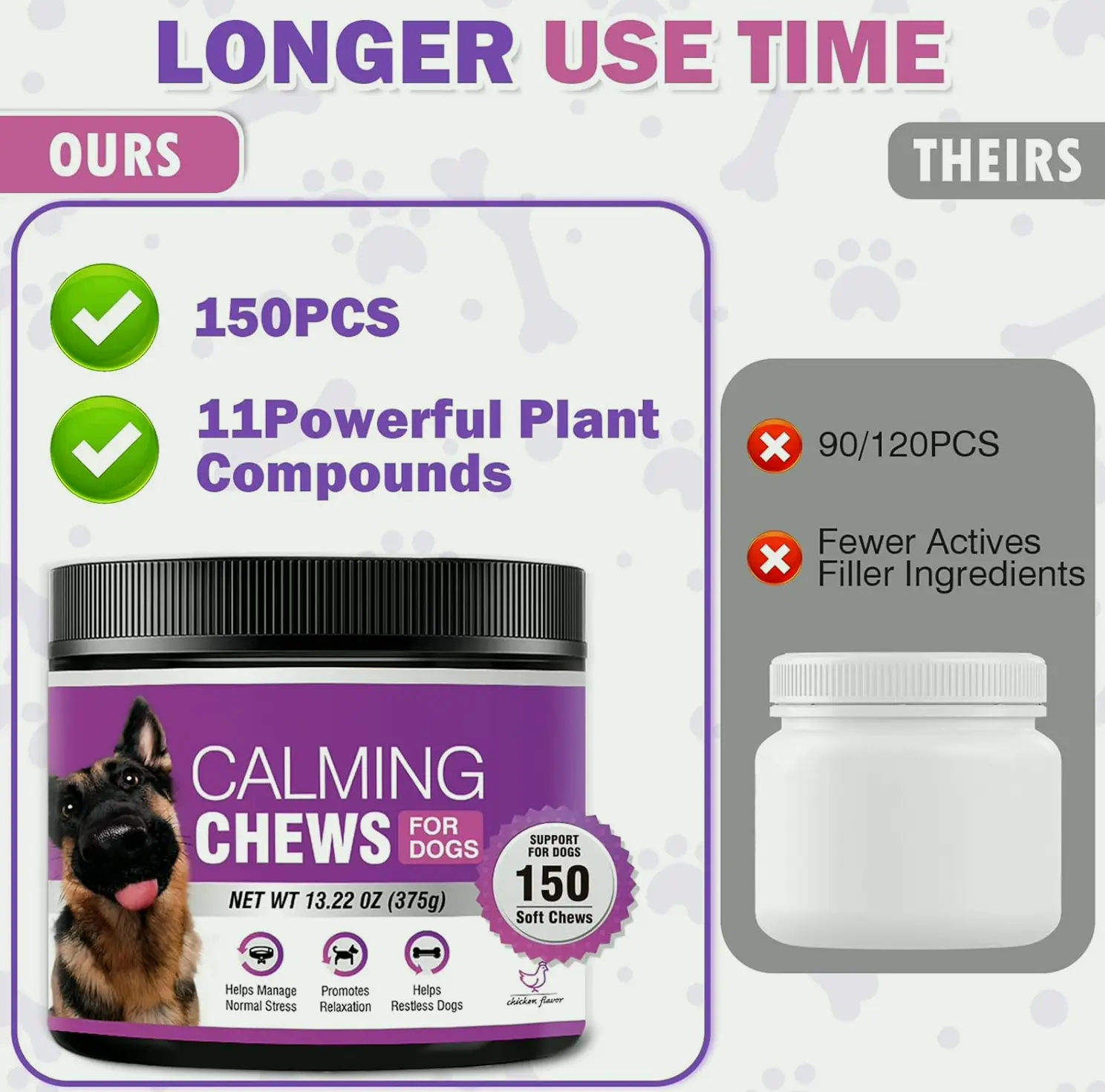Hemp Soothing Chews for Puppies - Stress Relief