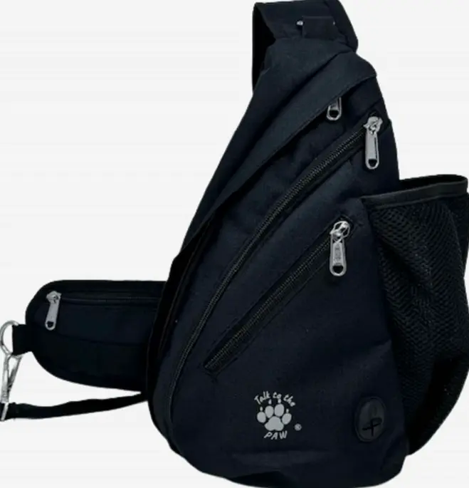 Dog Exercise Bag with Hands-Free Leash & Snack Holder