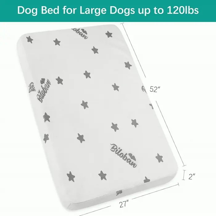 Moisture-resistant Dog Mattress for XXL Dogs, Machine-washable