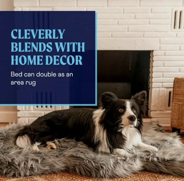 Therapeutic Dog Bed with Plush Cover