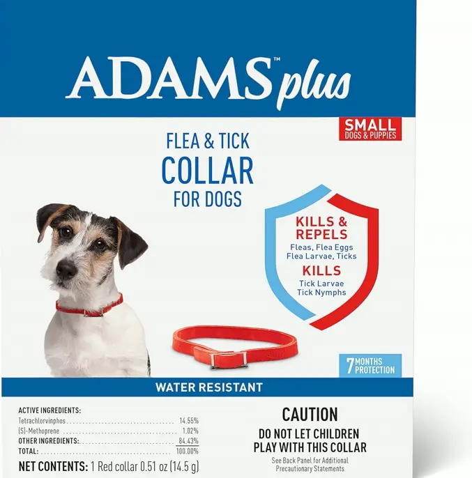 Adams Plus Tick & Flea Dog Collar, 7-Month Protection